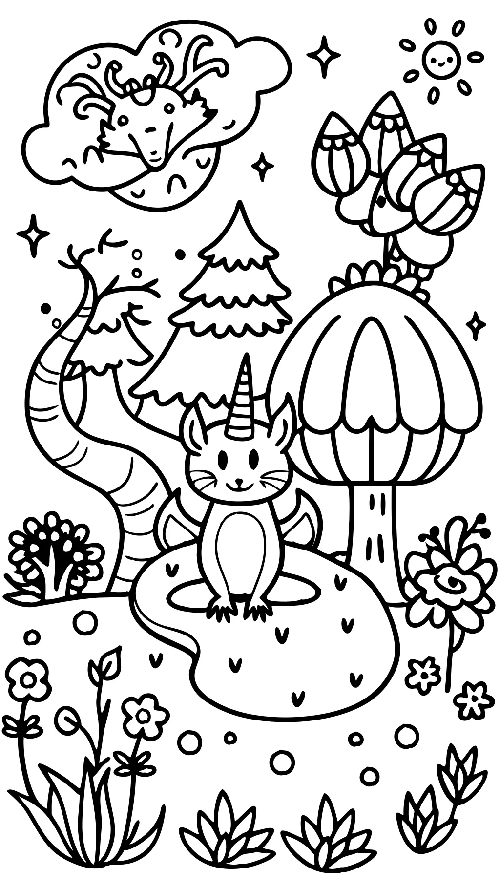 coloring book page